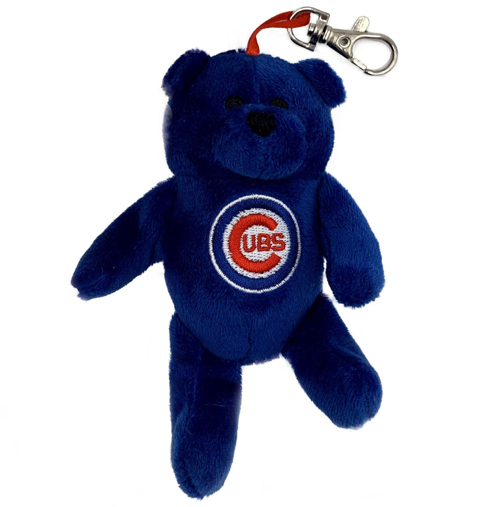 FOCO Blue Plush Bear Chicago Cubs Keychain