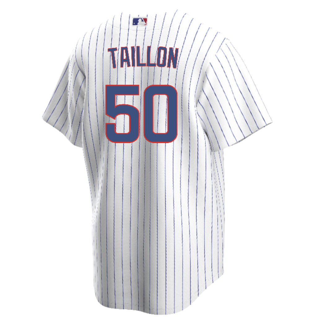 Chicago Cubs Jameson Taillon Nike Home Replica Jersey with Authentic Lettering XX-Large